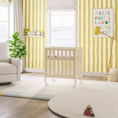 Carter's by Davinci Colby Grow 6-in-1 Convertible Crib - Color Name | GREENGUARD Gold Certified, Converts from a Portable Bassinet to a Full-Size Crib w/ wheels, Daybed, Junior Bed, Full-Size Bed in Saudi Arabia