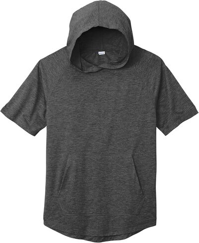 Sport-Tek Posicharge Tri-Blend Wicking Short Sleeve Hoodie ST404 in Saudi Arabia
