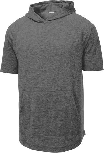Sport-Tek Posicharge Tri-Blend Wicking Short Sleeve Hoodie ST404 in Saudi Arabia