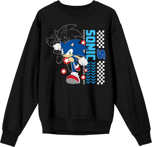 BioWorld Sonic the Hedgehog Modern Blue Hedgehog Crew Neck Long Longe Sweatshirt sweatshirt in Saudi Arabia