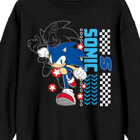 BioWorld Sonic the Hedgehog Modern Blue Hedgehog Crew Neck Long Longe Sweatshirt sweatshirt in Saudi Arabia