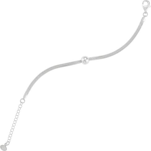 سوار Silpada 'Thoreau' Sterling Silver Stain ، 6.5 " + 1.5" in Saudi Arabia