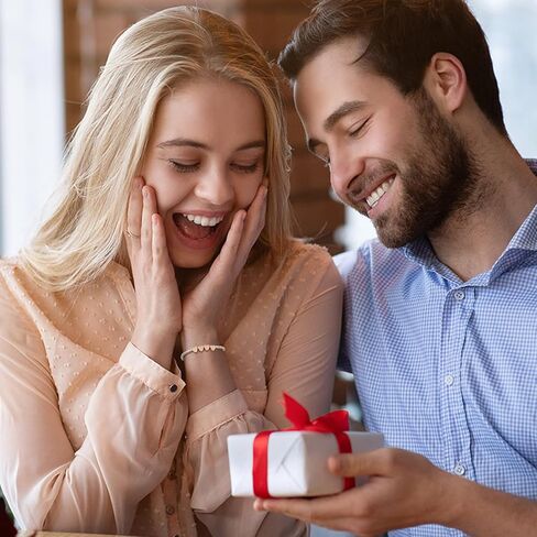 BMMYE 30TH 40th 50th 60th هدايا عيد ميلاد للنساء ، سوار حبة الفضة الاسترليني مع سوار فضي قابل للتعديل لقلب الذهب الوردي للنساء مع بطاقة لأمي ابنة الشقيقة الجدة in Kuwait