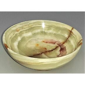 Decorative Green Onyx Bowl, Natural Stone Bowl - Small, 4 Inch in Saudi Arabia