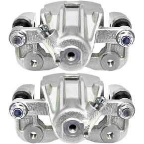 AutoShack Rear Brake Calipers Set of Assembly with Bracket Replacement for Hyundai Sonata Tucson 2005-2010 Kia Sportage 2006-2010 Optima 2007-2010 Magentis Driver and Passenger Side BC30060PR in Saudi Arabia