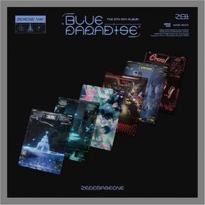 ألبوم Zerobaseone Blue Paradise 5th Mini مع Tracking Sealed ZB1 (إصدار غطاء المفاتيح) in Kuwait