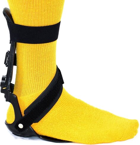 Brace for Drop Foot/AFO, Adjustable Foot Drop Brace for Walking with Shoes or Running (Right Foot - Small/Medium), Made in the U.S.A. by Insightful Products in Saudi Arabia