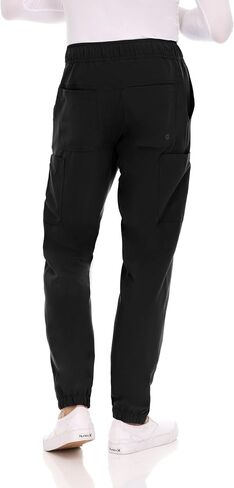 MediChic Men Scrubs Set - Stretch V-Neck Scrub Top with 7-Pocket Pants, Anti-Wrinkle, Yoga Waistband Workwear Scrubs for Men in Kuwait