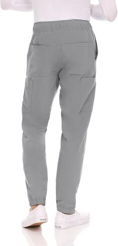 MediChic Men Scrubs Set - Stretch V-Neck Scrub Top with 7-Pocket Pants, Anti-Wrinkle, Yoga Waistband Workwear Scrubs for Men in Kuwait