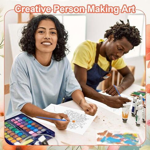 قماشية مسبقة مسبقًا ، 9 أجهزة كمبيوتر مثقفة ، قم بقطعة Cat و Dog Canvas Papers Animal Pre Canvas Diy جاهزة لطلاء مجموعة مخططات مع 4 هدايا للفنون الفرش in Kuwait