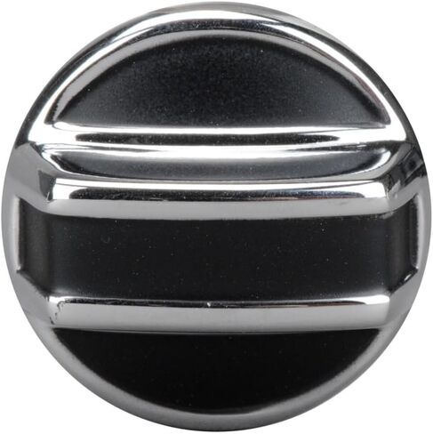 Door Lock Knob for Chevy for Corvette 1968-1977 Interior Door Lock (Black and Chrome) (Metal) in Saudi Arabia