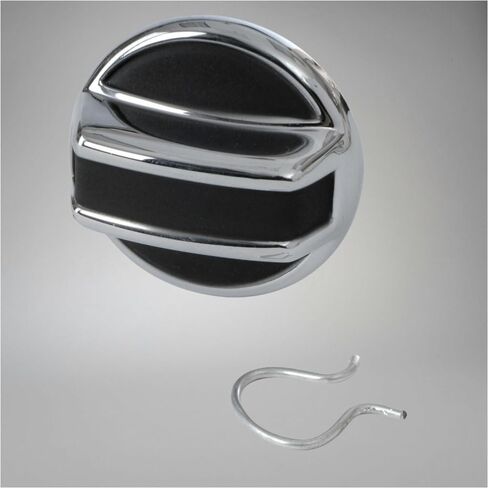 Door Lock Knob for Chevy for Corvette 1968-1977 Interior Door Lock (Black and Chrome) (Metal) in Saudi Arabia