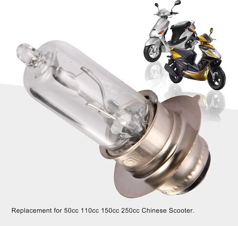 لمبة المصباح الأمامية P15D لضوء الهالوجين 12V 35/35W ATV Scooter للدراجة النارية الكهربائية (حزمة 4) in Saudi Arabia