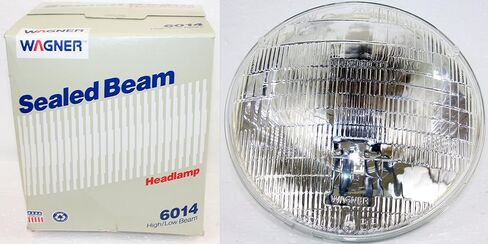 Wagner Sealed Beam 7" Round Headlight #6014 12v Car Truck Motorcycle Head Light in Saudi Arabia