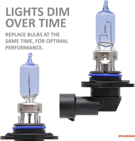 SYLVANIA - 9005 (HB3) SilverStar zXe High Performance Halogen Headlight Bulb - Bright White Light Output, HID Attitude, Xenon Fueled Technology (Contains 2 Bulbs) in Saudi Arabia