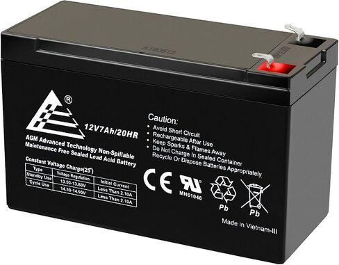 12V 7AH مختومة حامض البطارية القابلة لإعادة الشحن الطاقة ECI in Saudi Arabia