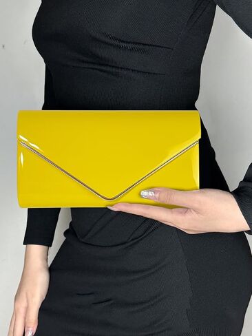 براءات الاختراع جلد غلاف مخلب محفظة كتف لامعة كيس الحلوى حقيبة يد أنيقة حقيبة يد أنيقة in Kuwait