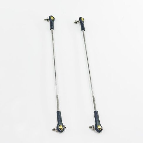 2PCS RC Toy Push Rod Adjustable Tie Rods Ball Head Joint Servo Linkage Link Rod for RC Airplane Helicopter Car Boat DIY Model Toy Parts (M3x150mm) in Kuwait