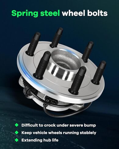 Scitoo 1* Wheel Hub تحمل الجبهة اليمنى اليسرى للفترة 2007-2014 لـ Cadillac Escalade لشيفروليه أفالانش ، سيلفرادو 1500 ، الضواحي 1500 ، تاهو ل GMC Sierra 1500 ، Yukon ، Yukon XL 1500 515097 in Kuwait