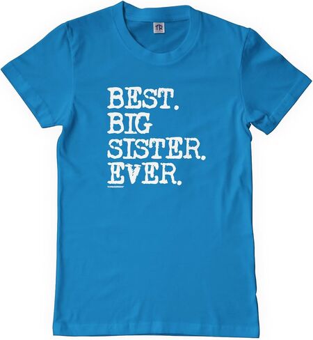 ThreadRock Big Girls Best Big Sister T-Shirt T-Shirt in Saudi Arabia
