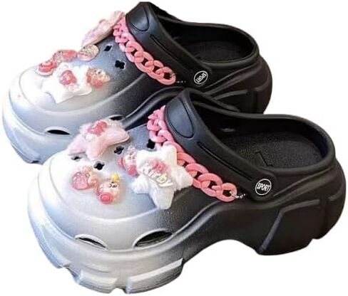 Women's Fashion Clogs, Thick Soft Sole Two-Way Clogs, Breathable Beach and Garden Clogs in Saudi Arabia