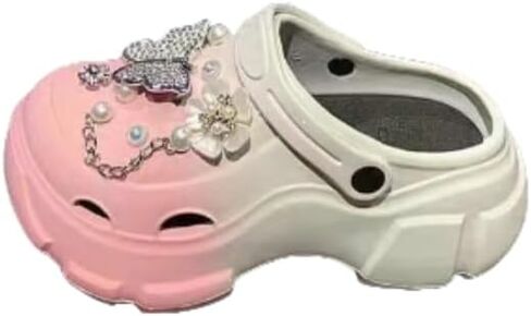Women's Fashion Clogs, Thick Soft Sole Two-Way Clogs, Breathable Beach and Garden Clogs in Saudi Arabia
