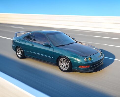 الشفة الأمامية المصد الأمامية متوافقة مع 1998-2001 Acura Integra ، Black PP Front Lip Finisher Under Chin Spoiler Add On Bodykit Air Dam Diffuser by Ikon Motorsports ، 1999 2000 in Kuwait