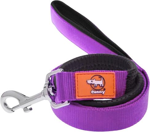 Canny Leash | Heavy Duty Dog Leash | Perfect for Small, Medium, & Large Dogs | Leash with Handle, Padded Grip & Secure Clip | Length 4ft, Width 5/8in, Blue in Saudi Arabia