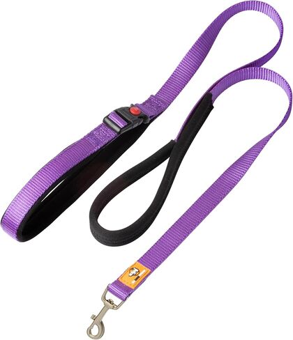 Canny Leash | Heavy Duty Dog Leash | Perfect for Small, Medium, & Large Dogs | Leash with Handle, Padded Grip & Secure Clip | Length 4ft, Width 5/8in, Blue in Saudi Arabia