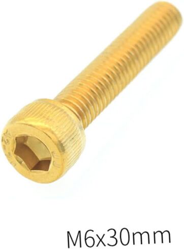4pcs Stainless Steel Bike Fork Cap Headset Screw Gold Plated Lightweight Accessory for Mountain and Road in Saudi Arabia