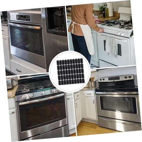 100pcs Dishwasher Rack Caps Black PVC Prong Protectors for Dishwashers Replacement Covers for Upper Rack Prevents Scratches and Damage in Saudi Arabia