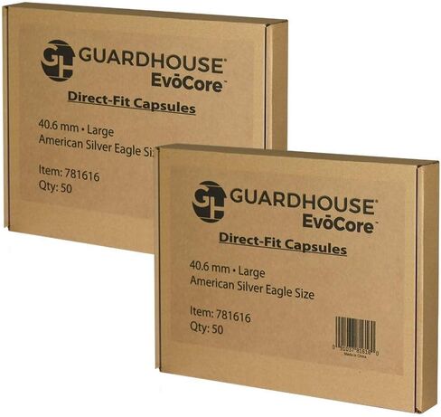 Guardhouse 19mm Direct Fit Coin Capsule for US and Canada Small Cents and Other Similar Sized Coins Pack of 100 in Kuwait
