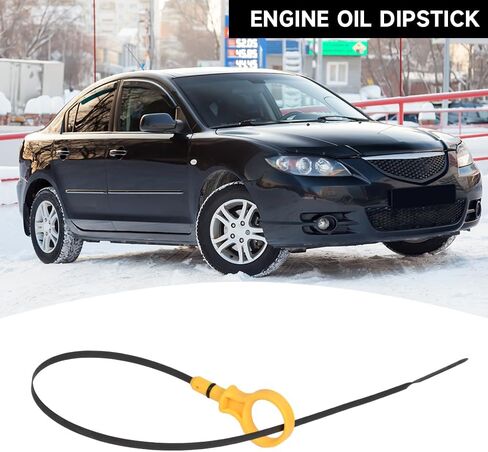زيت زيت المحرك على مستوى مقياس الزيت - متوافق مع Mazda 3 2006-2013 - استبدال الجزء LF5G10450 ، LF9410450B ، LF9410450C ، LF9410450D in Saudi Arabia