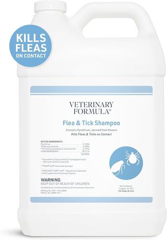 Veterinary Formula Flea and Tick Spray for Dogs, 8 oz – Easy-to-Use Dog Flea Shampoo and Spray Bundle in Kuwait
