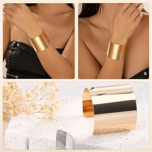 3pcs أساور الكفة الذهبية مكتنزة للنساء البيان الذهب بيان الإسهال أذرع أذرع الكفة المجوهرات الشرير in Kuwait