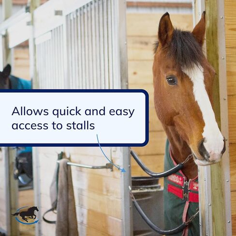 سلسلة كشك SMARTPAK | أجهزة بوابة سياج منطقة المماطلة، حجم قياسي، تتميز بمشبكين مزدوجين | 1 بوصة مطاط عريض، 45.5 بوصة طول | هنتر in Kuwait