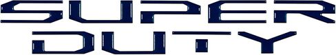 Hood Letter Inserts - Compatible with 2017-2022 Ford Super Duty in Saudi Arabia