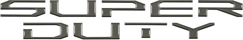 Hood Letter Inserts - Compatible with 2017-2022 Ford Super Duty in Kuwait