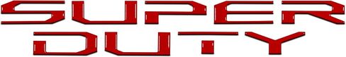 Hood Letter Inserts - Compatible with 2017-2022 Ford Super Duty in Kuwait
