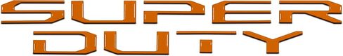 Hood Letter Inserts - Compatible with 2017-2022 Ford Super Duty in Kuwait