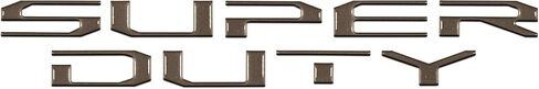 Hood Letter Inserts - Compatible with 2017-2022 Ford Super Duty in Kuwait