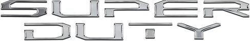 Hood Letter Inserts - Compatible with 2017-2022 Ford Super Duty in Kuwait