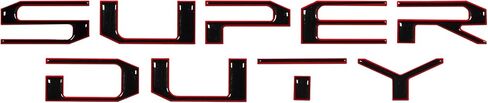 Hood Letter Inserts - Compatible with 2017-2022 Ford Super Duty in Kuwait