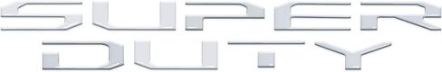 Hood Letter Inserts - Compatible with 2017-2022 Ford Super Duty in Kuwait