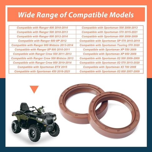 2 PCS 3610284 طقم ختم العمود المرفقي متوافق مع Polaris Ace Ranger Sportsman General RZR 900 1000 Snowmobile Off Off و ATV يحل محل 3234300 in Saudi Arabia