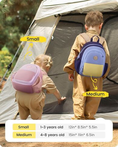 حقيبة الظهر Lovevook Toddler for Boys Girls 2-4 ، حقيبة الظهر Puffer Kids لمرحلة ما قبل المدرسة ، حقيبة كتب Mini Cute for Amerial و Daycare Bag in Saudi Arabia