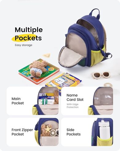 حقيبة الظهر Lovevook Toddler for Boys Girls 2-4 ، حقيبة الظهر Puffer Kids لمرحلة ما قبل المدرسة ، حقيبة كتب Mini Cute for Amerial و Daycare Bag in Saudi Arabia