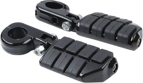 TCMT Universal 32mm Foot Pegs Mount Fits For Harley Touring Road King Street Glide Road Glide Electra Glide Softail Sportster XL 883 1200 Dyna with 1.25" Engine Guards in Saudi Arabia
