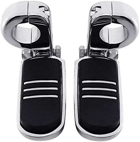 TCMT Universal 32mm Foot Pets Mount Fits for Harley Touring Road King Street Glide Road Glide Electra Glide Softail Sportster XL 883 1200 Dyna with 1.25 "events eversion in Saudi Arabia