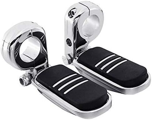 TCMT Universal 32mm Foot Pets Mount Fits for Harley Touring Road King Street Glide Road Glide Electra Glide Softail Sportster XL 883 1200 Dyna with 1.25 "events eversion in Saudi Arabia
